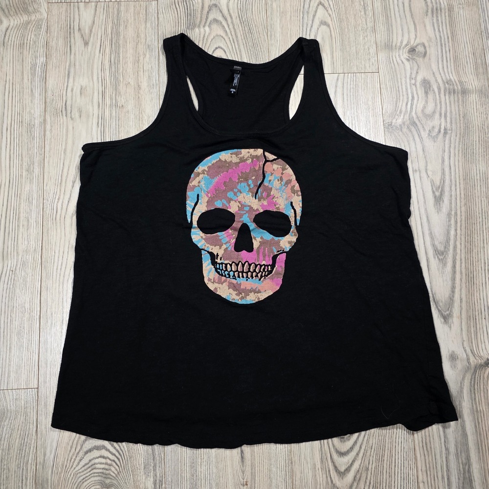 Torrid Skull Slub Sleeveless Racerback Sleep Tank Size 2 (2X 18-20)